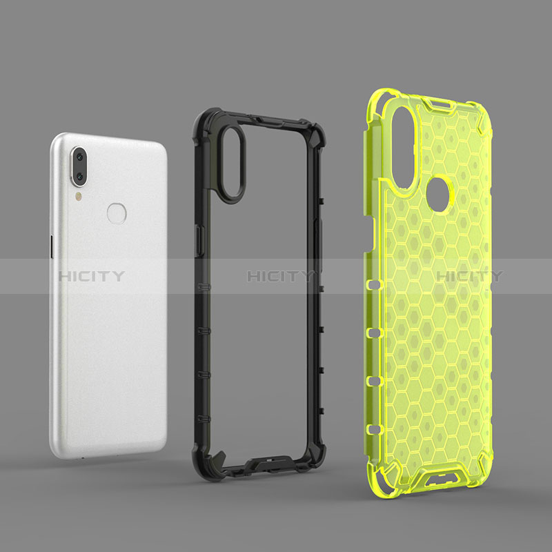 Coque Rebord Contour Silicone et Vitre Transparente Housse Etui 360 Degres AM2 pour Samsung Galaxy M01s Plus