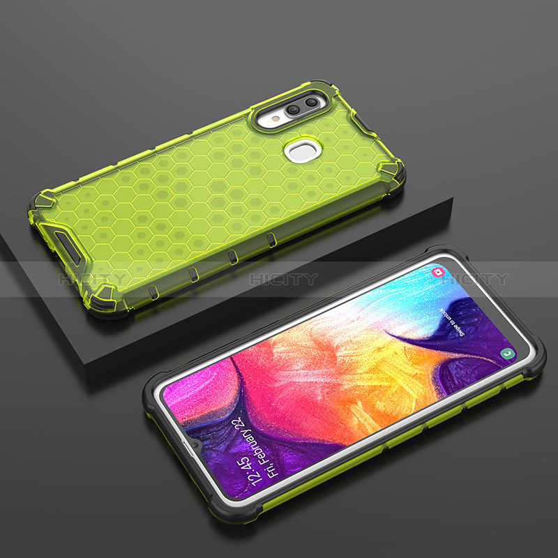 Coque Rebord Contour Silicone et Vitre Transparente Housse Etui 360 Degres AM2 pour Samsung Galaxy M10S Plus