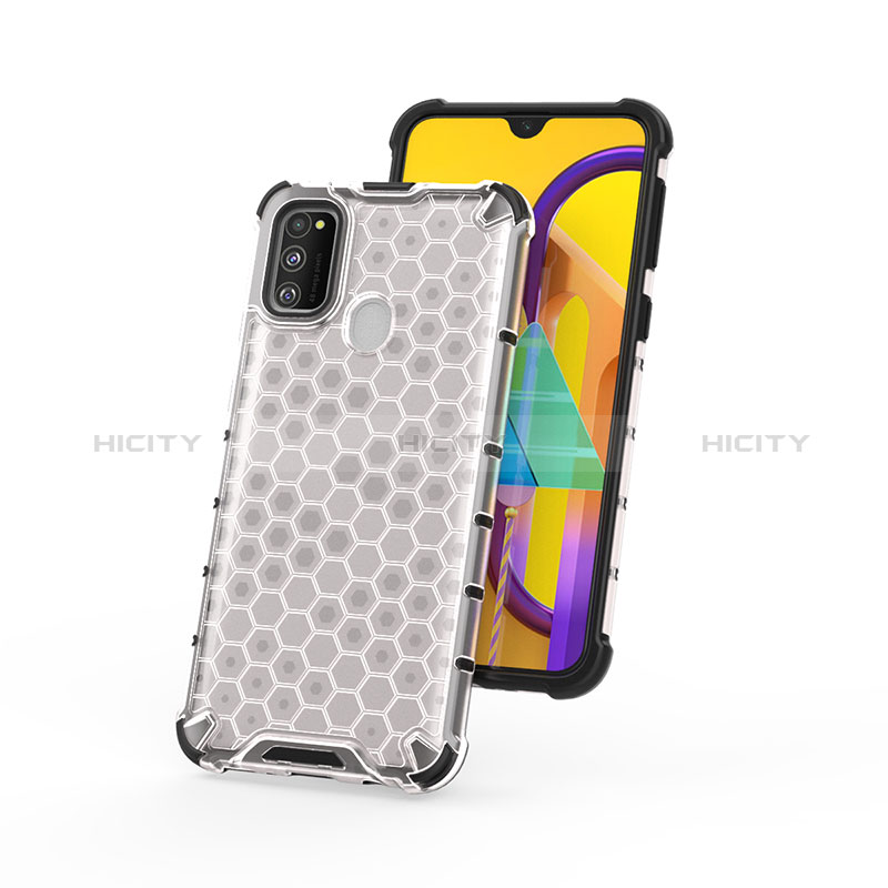 Coque Rebord Contour Silicone et Vitre Transparente Housse Etui 360 Degres AM2 pour Samsung Galaxy M30s Plus