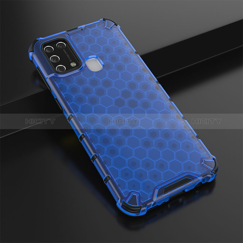 Coque Rebord Contour Silicone et Vitre Transparente Housse Etui 360 Degres AM2 pour Samsung Galaxy M31 Plus