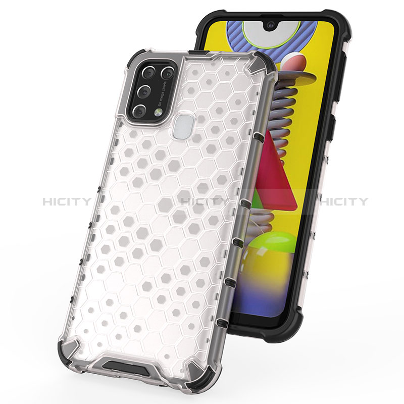 Coque Rebord Contour Silicone et Vitre Transparente Housse Etui 360 Degres AM2 pour Samsung Galaxy M31 Plus