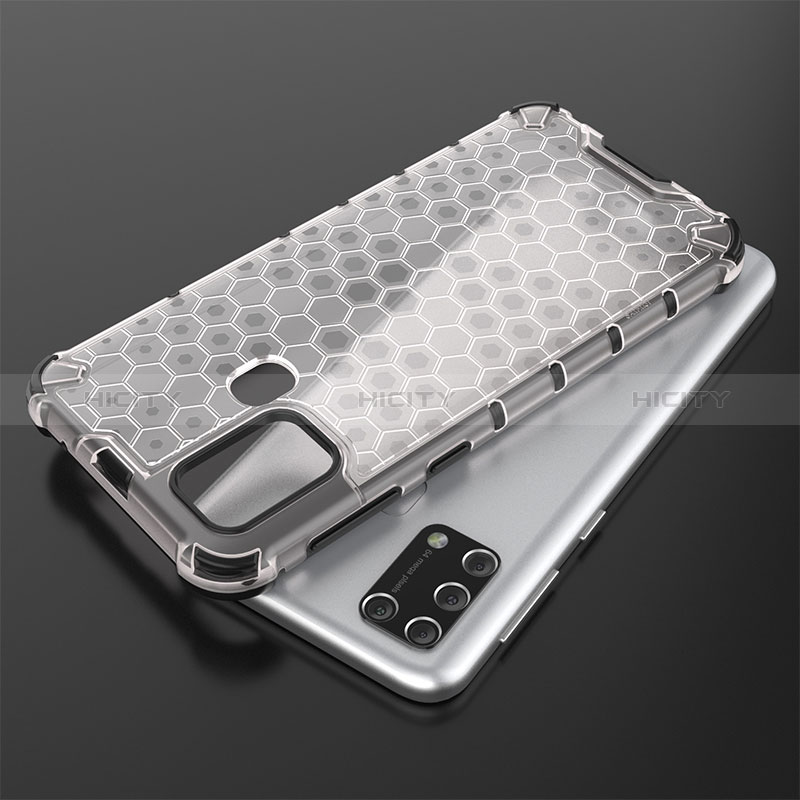 Coque Rebord Contour Silicone et Vitre Transparente Housse Etui 360 Degres AM2 pour Samsung Galaxy M31 Plus