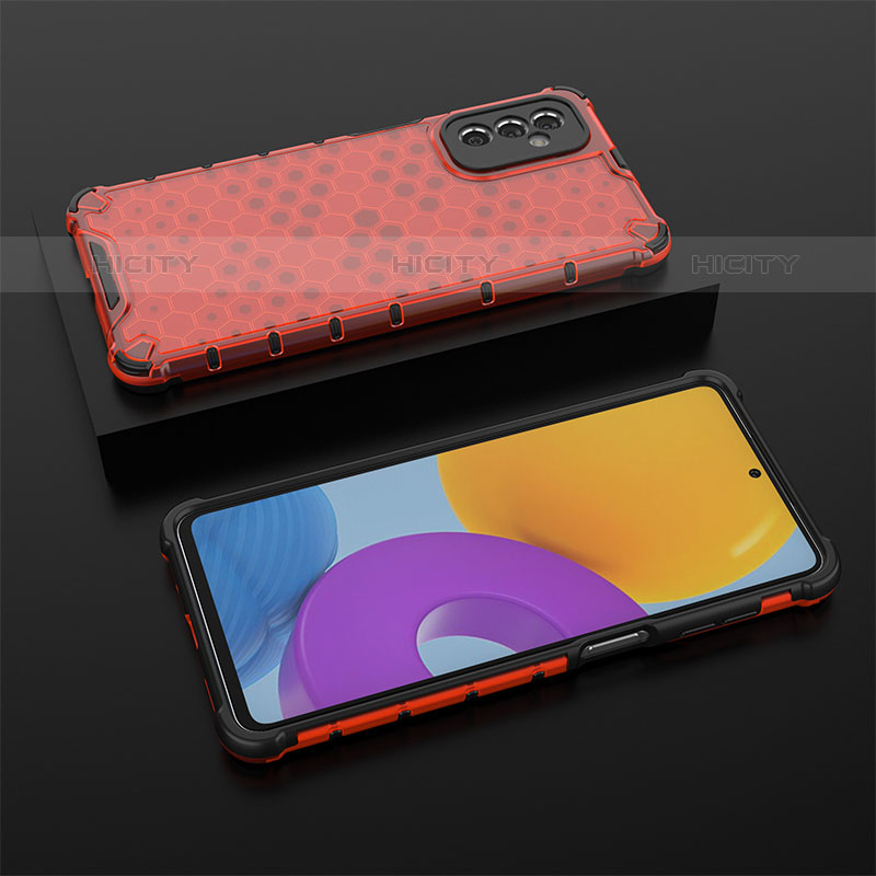 Coque Rebord Contour Silicone et Vitre Transparente Housse Etui 360 Degres AM2 pour Samsung Galaxy M52 5G Plus