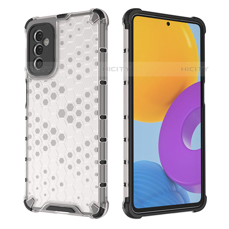 Coque Rebord Contour Silicone et Vitre Transparente Housse Etui 360 Degres AM2 pour Samsung Galaxy M52 5G Plus