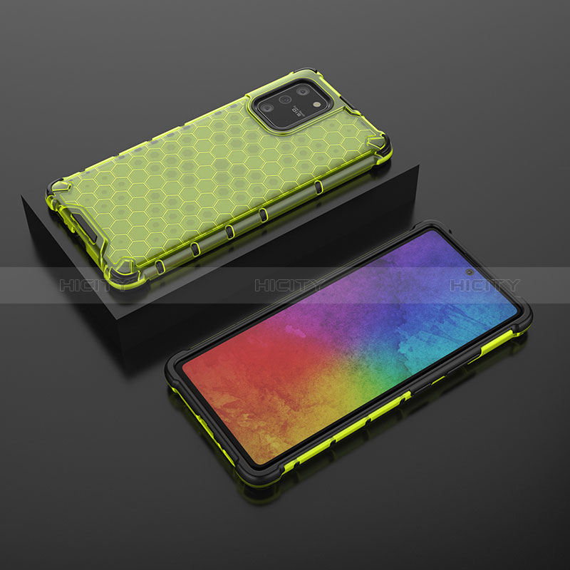 Coque Rebord Contour Silicone et Vitre Transparente Housse Etui 360 Degres AM2 pour Samsung Galaxy M80S Plus