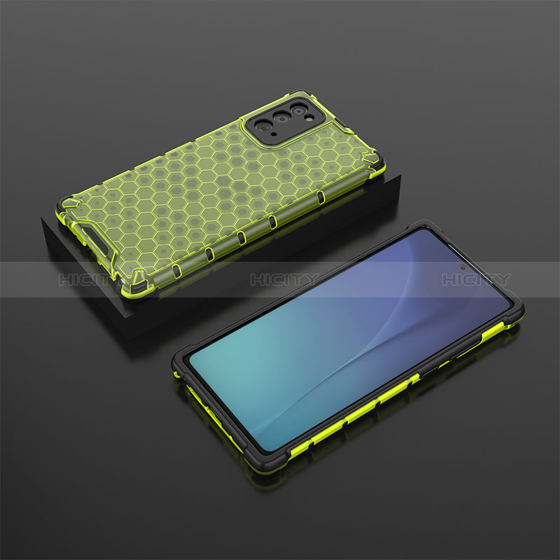 Coque Rebord Contour Silicone et Vitre Transparente Housse Etui 360 Degres AM2 pour Samsung Galaxy Note 20 5G Plus