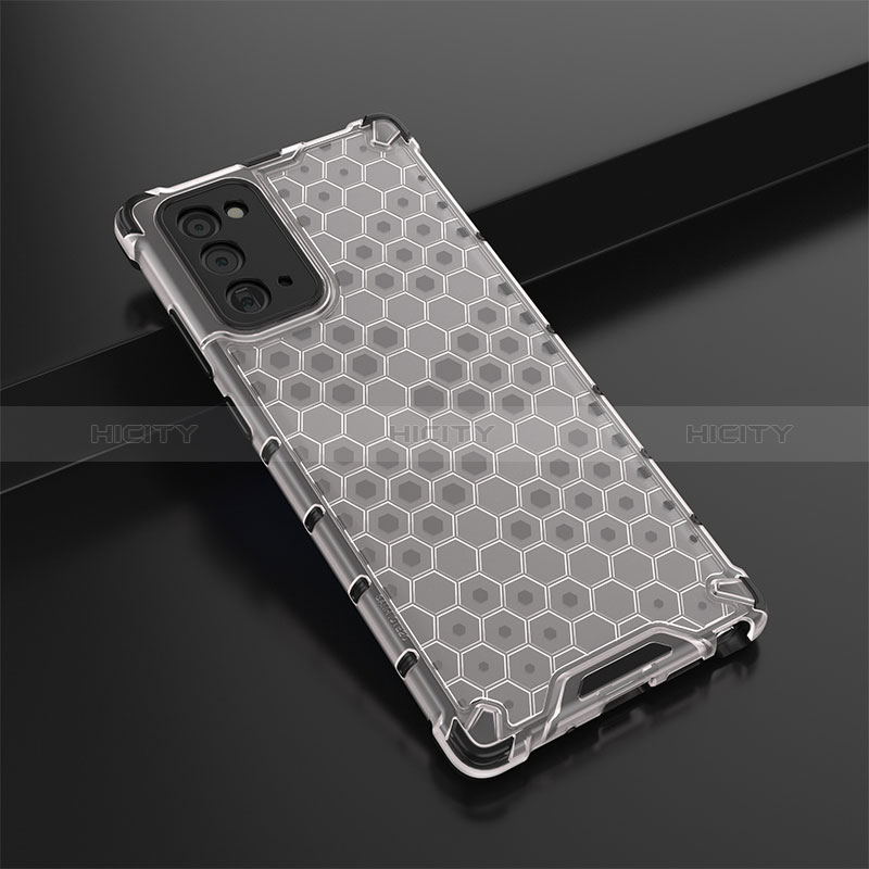 Coque Rebord Contour Silicone et Vitre Transparente Housse Etui 360 Degres AM2 pour Samsung Galaxy Note 20 5G Plus