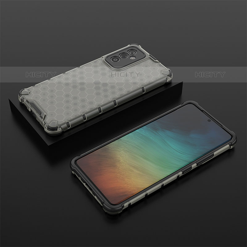 Coque Rebord Contour Silicone et Vitre Transparente Housse Etui 360 Degres AM2 pour Samsung Galaxy Quantum2 5G Noir Plus