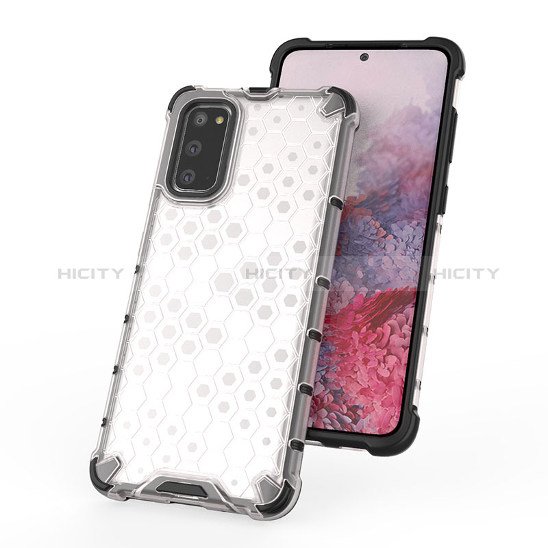 Coque Rebord Contour Silicone et Vitre Transparente Housse Etui 360 Degres AM2 pour Samsung Galaxy S20 5G Plus