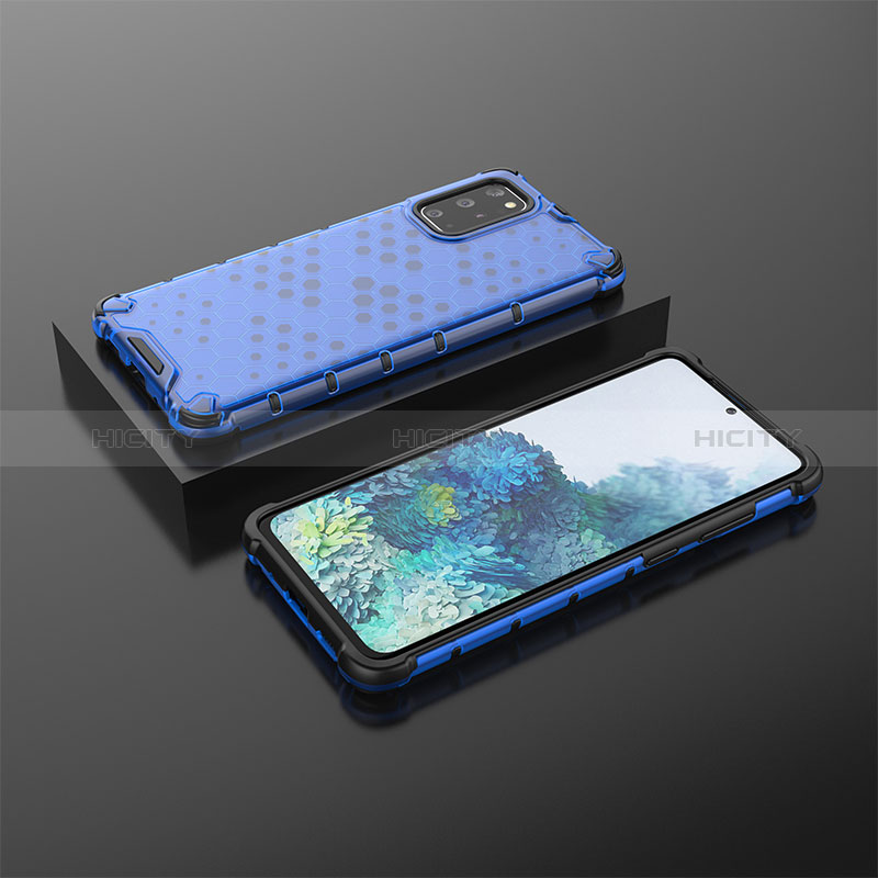 Coque Rebord Contour Silicone et Vitre Transparente Housse Etui 360 Degres AM2 pour Samsung Galaxy S20 Plus 5G Plus