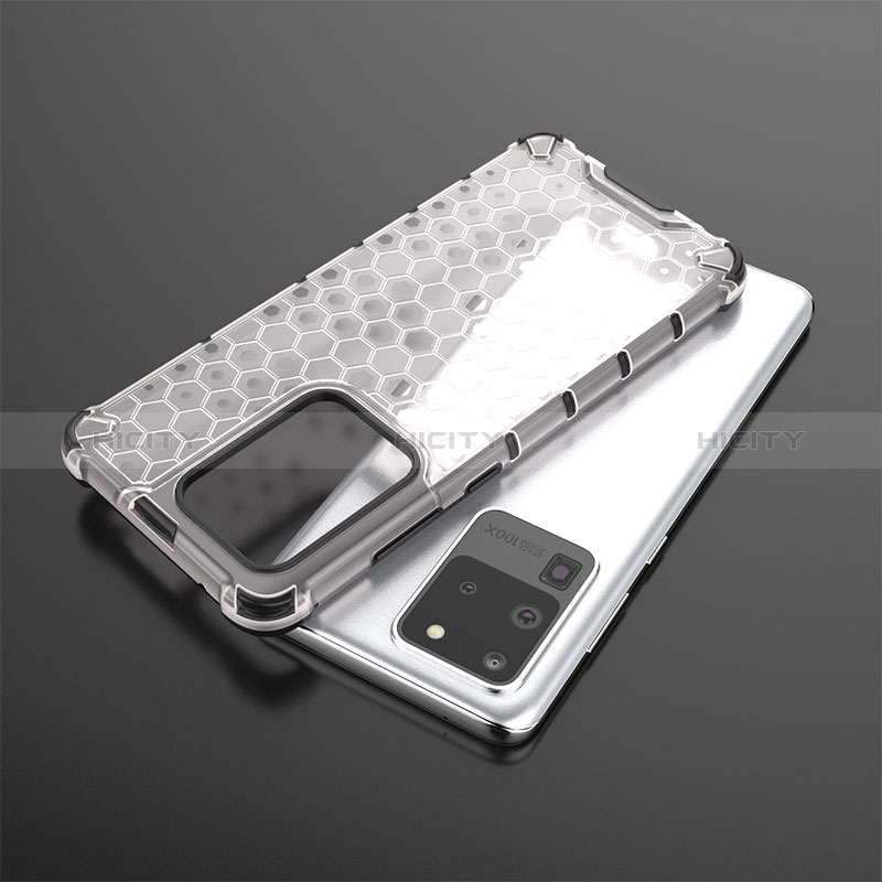 Coque Rebord Contour Silicone et Vitre Transparente Housse Etui 360 Degres AM2 pour Samsung Galaxy S20 Ultra 5G Plus