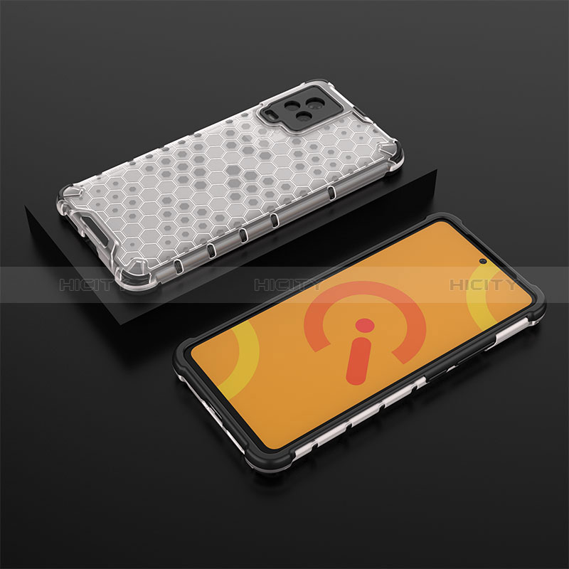 Coque Rebord Contour Silicone et Vitre Transparente Housse Etui 360 Degres AM2 pour Vivo iQOO 7 5G Plus