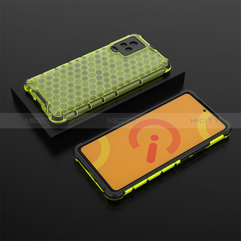 Coque Rebord Contour Silicone et Vitre Transparente Housse Etui 360 Degres AM2 pour Vivo iQOO 7 5G Plus