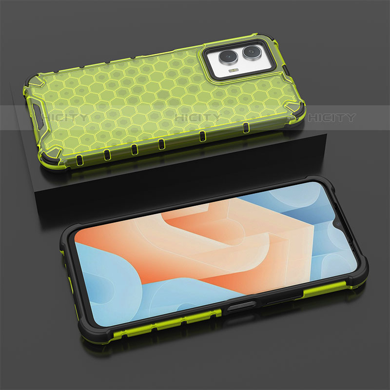 Coque Rebord Contour Silicone et Vitre Transparente Housse Etui 360 Degres AM2 pour Vivo iQOO U5 5G Plus