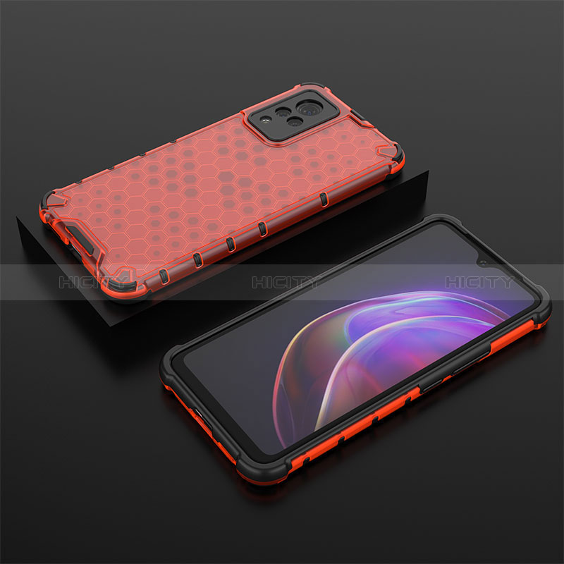 Coque Rebord Contour Silicone et Vitre Transparente Housse Etui 360 Degres AM2 pour Vivo V21 5G Plus