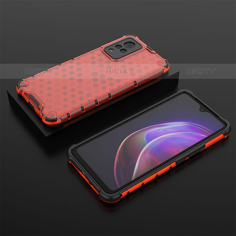 Coque Rebord Contour Silicone et Vitre Transparente Housse Etui 360 Degres AM2 pour Vivo V21s 5G Plus