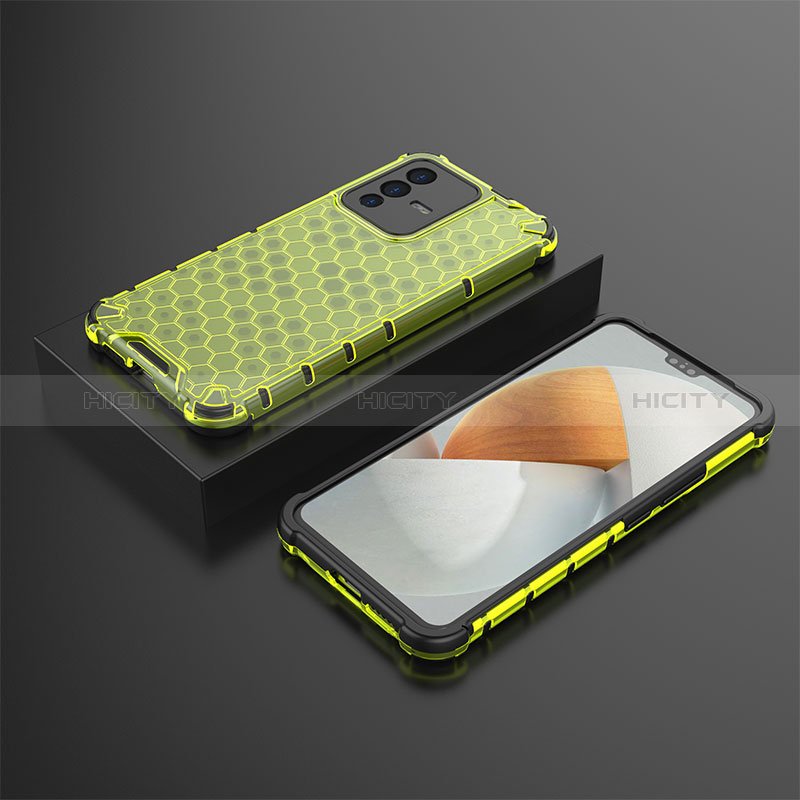 Coque Rebord Contour Silicone et Vitre Transparente Housse Etui 360 Degres AM2 pour Vivo V23 5G Plus