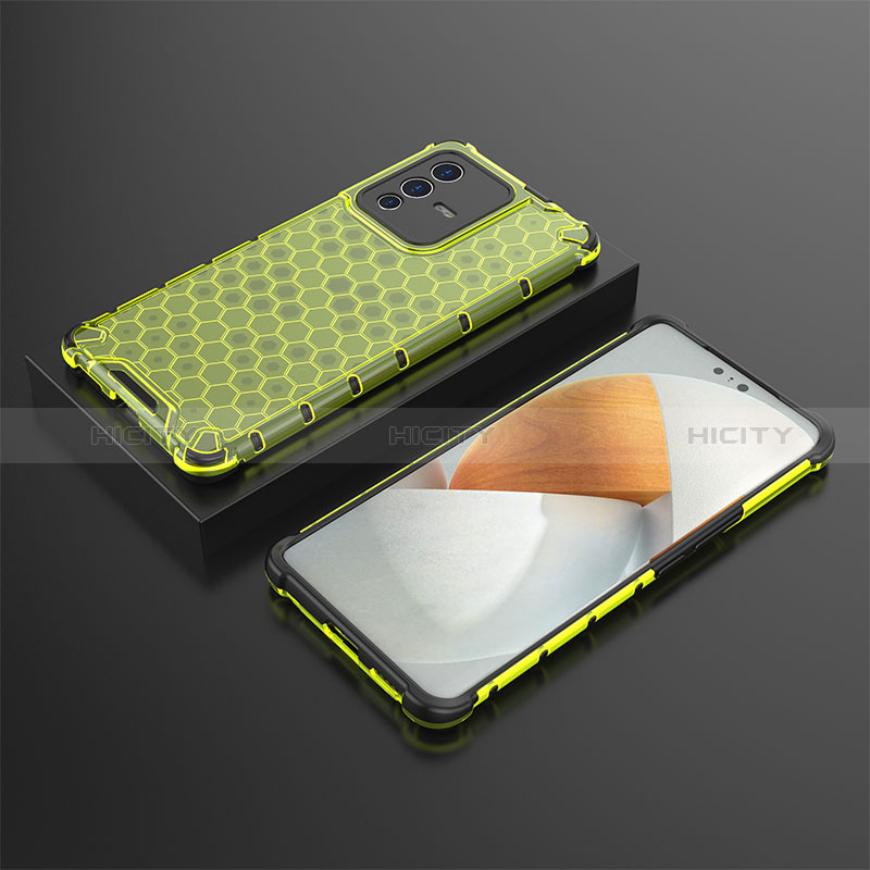 Coque Rebord Contour Silicone et Vitre Transparente Housse Etui 360 Degres AM2 pour Vivo V23 Pro 5G Vert Plus