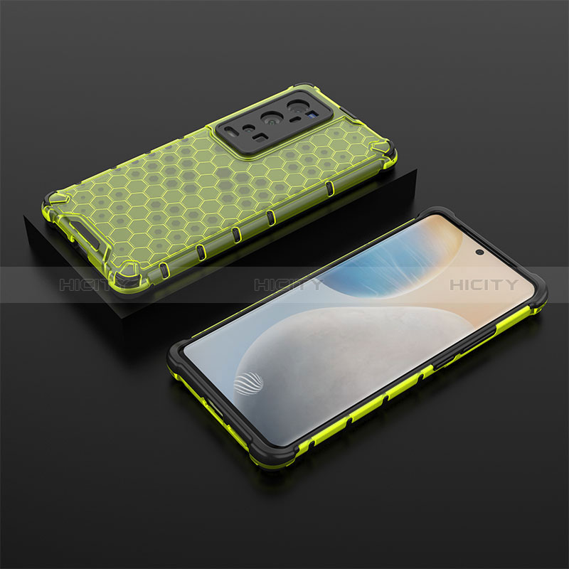 Coque Rebord Contour Silicone et Vitre Transparente Housse Etui 360 Degres AM2 pour Vivo X60 Pro+ Plus 5G Plus