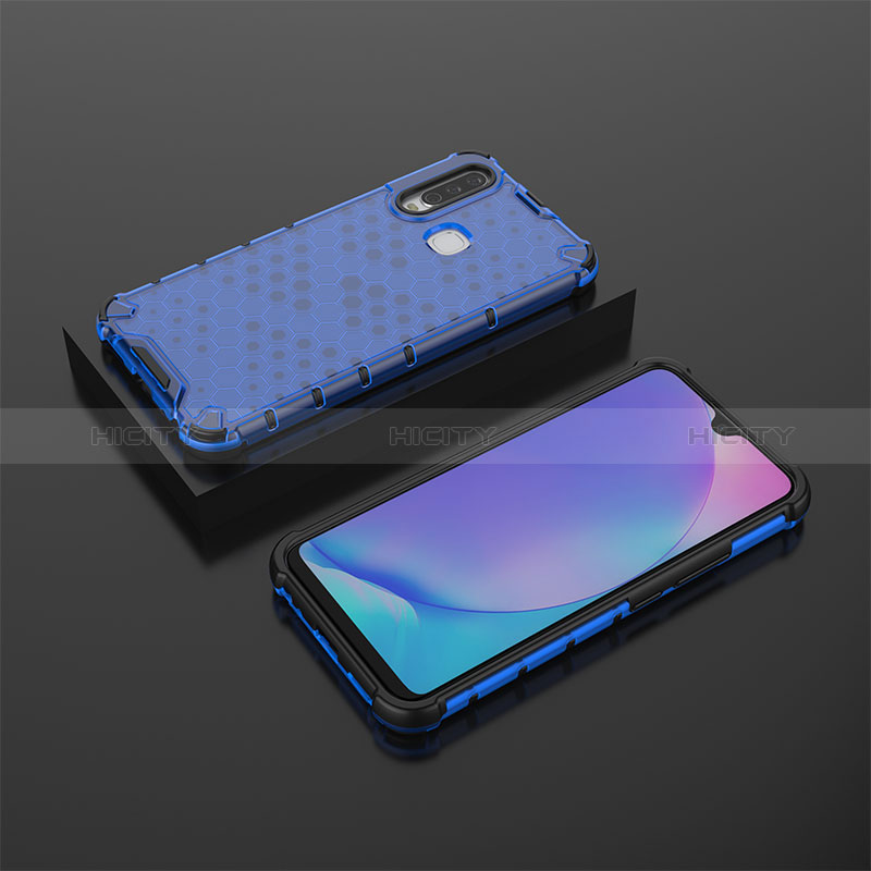 Coque Rebord Contour Silicone et Vitre Transparente Housse Etui 360 Degres AM2 pour Vivo Y3s Plus