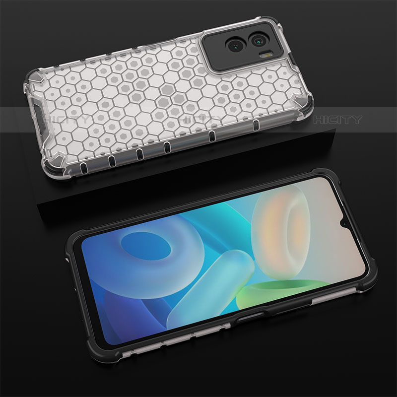 Coque Rebord Contour Silicone et Vitre Transparente Housse Etui 360 Degres AM2 pour Vivo Y72t Plus