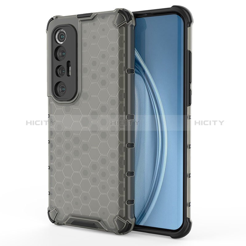 Coque Rebord Contour Silicone et Vitre Transparente Housse Etui 360 Degres AM2 pour Xiaomi Mi 10S 5G Noir Plus