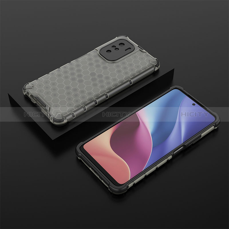 Coque Rebord Contour Silicone et Vitre Transparente Housse Etui 360 Degres AM2 pour Xiaomi Mi 11i 5G Noir Plus