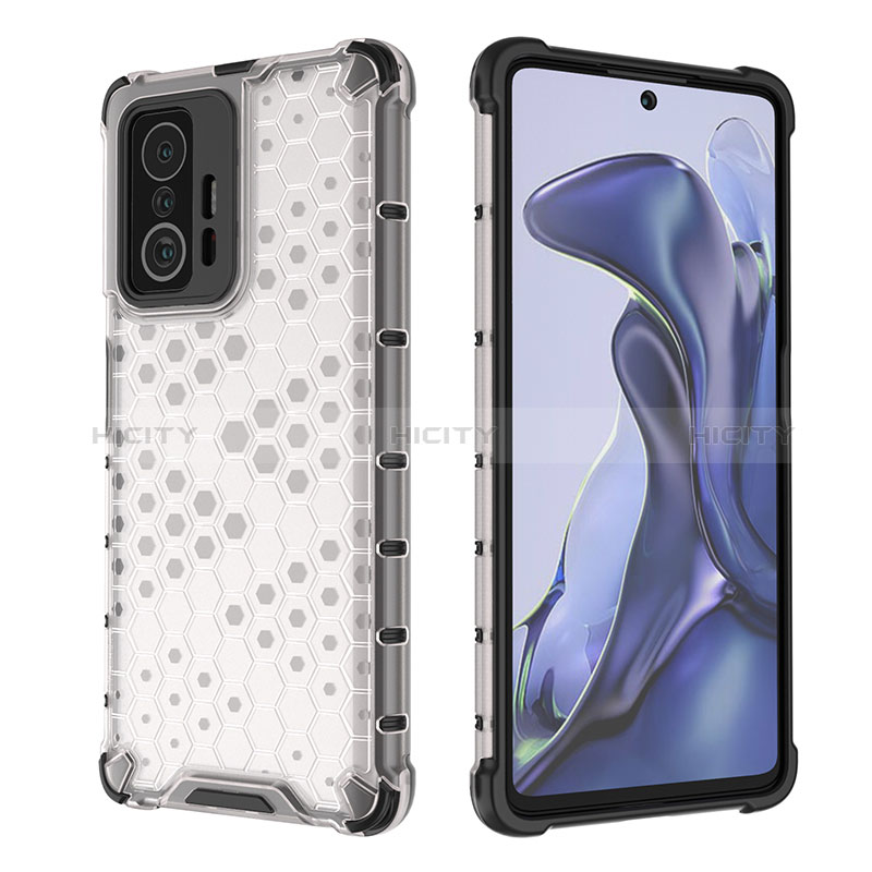 Coque Rebord Contour Silicone et Vitre Transparente Housse Etui 360 Degres AM2 pour Xiaomi Mi 11T 5G Plus