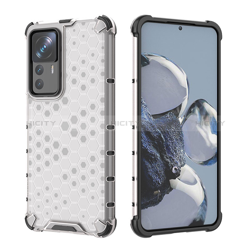 Coque Rebord Contour Silicone et Vitre Transparente Housse Etui 360 Degres AM2 pour Xiaomi Mi 12T Pro 5G Plus