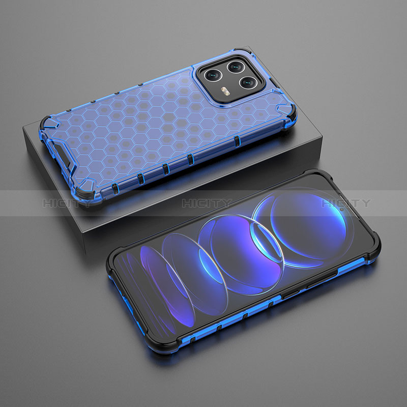 Coque Rebord Contour Silicone et Vitre Transparente Housse Etui 360 Degres AM2 pour Xiaomi Mi 13 5G Bleu Plus