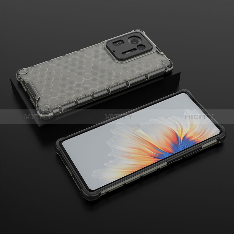 Coque Rebord Contour Silicone et Vitre Transparente Housse Etui 360 Degres AM2 pour Xiaomi Mi Mix 4 5G Noir Plus