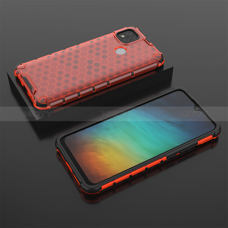 Coque Rebord Contour Silicone et Vitre Transparente Housse Etui 360 Degres AM2 pour Xiaomi POCO C31 Rouge Plus