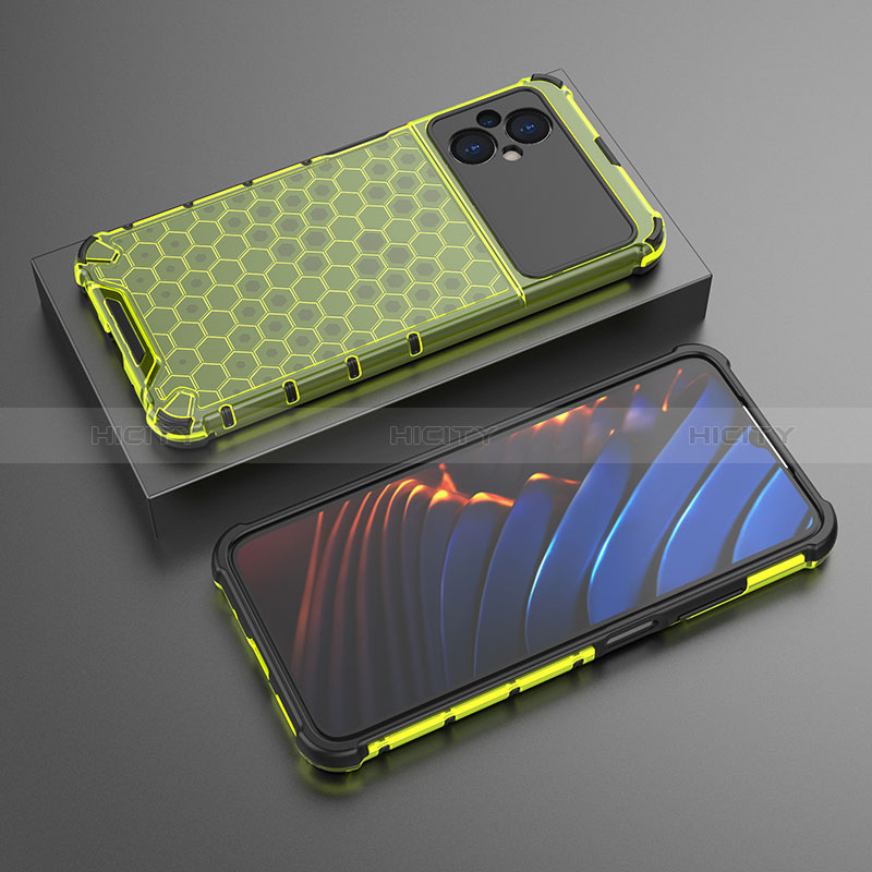 Coque Rebord Contour Silicone et Vitre Transparente Housse Etui 360 Degres AM2 pour Xiaomi Poco M5 4G Vert Plus