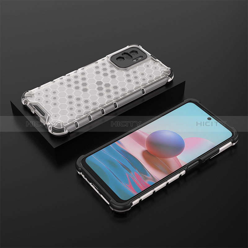 Coque Rebord Contour Silicone et Vitre Transparente Housse Etui 360 Degres AM2 pour Xiaomi Poco M5S Blanc Plus