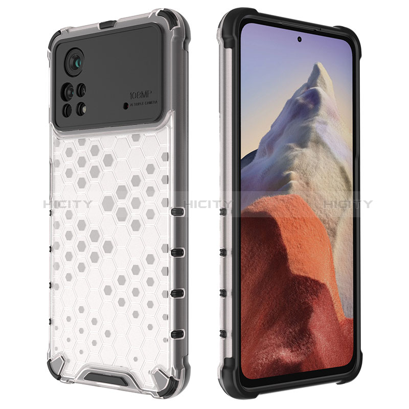 Coque Rebord Contour Silicone et Vitre Transparente Housse Etui 360 Degres AM2 pour Xiaomi Poco X4 Pro 5G Plus