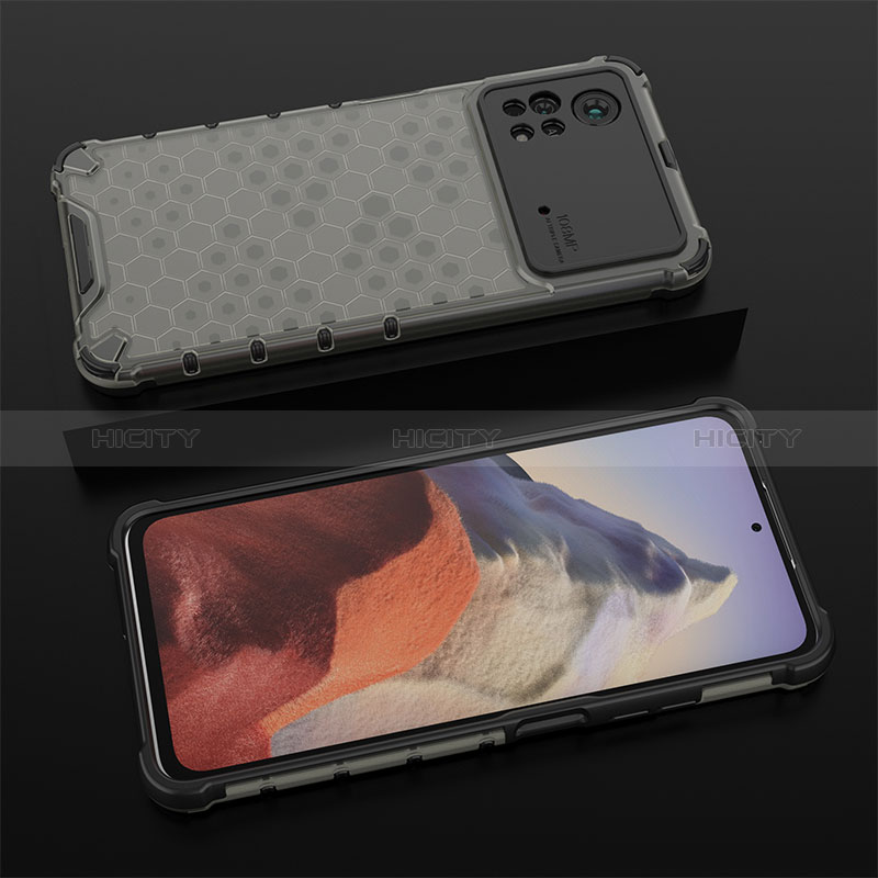 Coque Rebord Contour Silicone et Vitre Transparente Housse Etui 360 Degres AM2 pour Xiaomi Poco X4 Pro 5G Plus