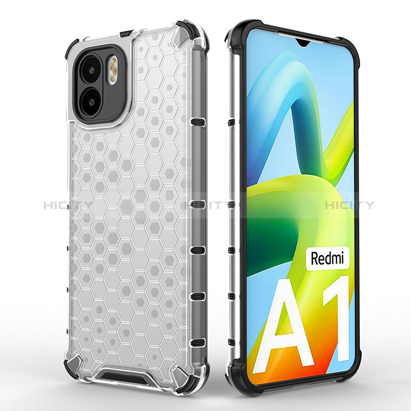 Coque Rebord Contour Silicone et Vitre Transparente Housse Etui 360 Degres AM2 pour Xiaomi Redmi A1 Plus