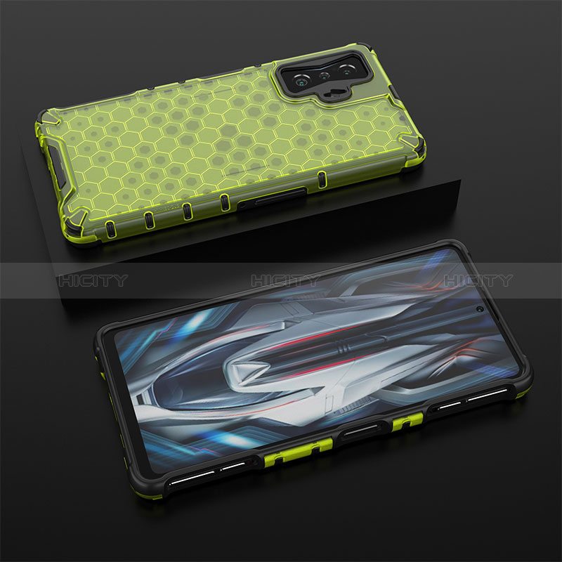 Coque Rebord Contour Silicone et Vitre Transparente Housse Etui 360 Degres AM2 pour Xiaomi Redmi K50 Gaming 5G Plus