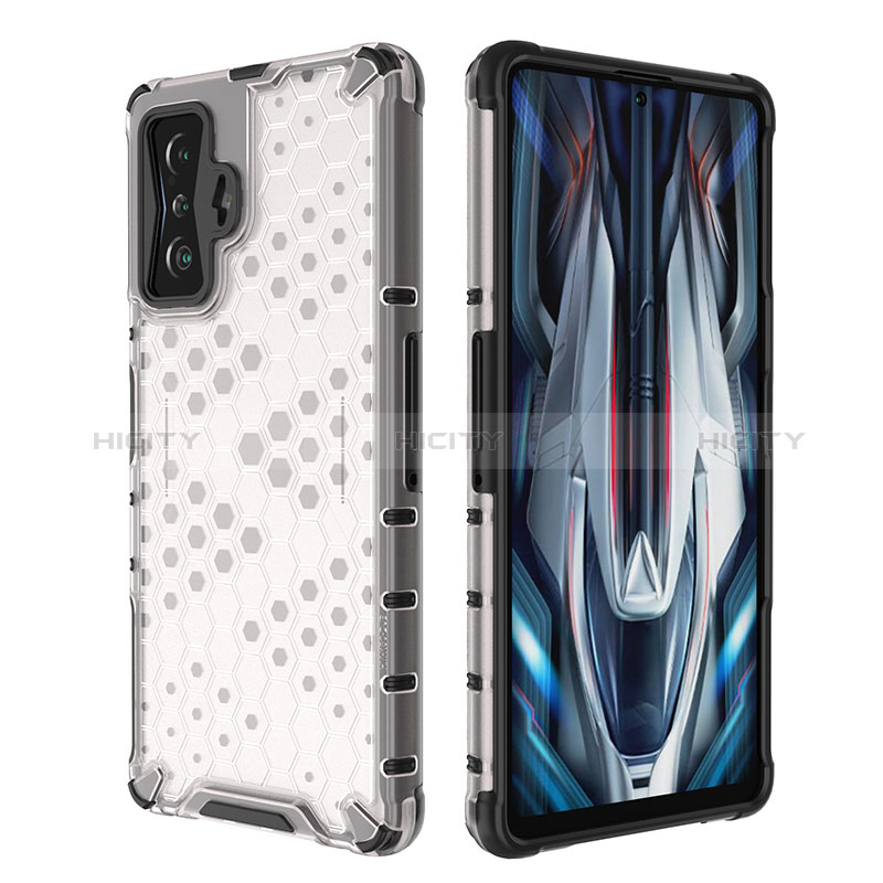 Coque Rebord Contour Silicone et Vitre Transparente Housse Etui 360 Degres AM2 pour Xiaomi Redmi K50 Gaming AMG F1 5G Plus