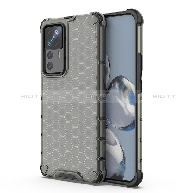 Coque Rebord Contour Silicone et Vitre Transparente Housse Etui 360 Degres AM2 pour Xiaomi Redmi K50 Ultra 5G Noir Plus