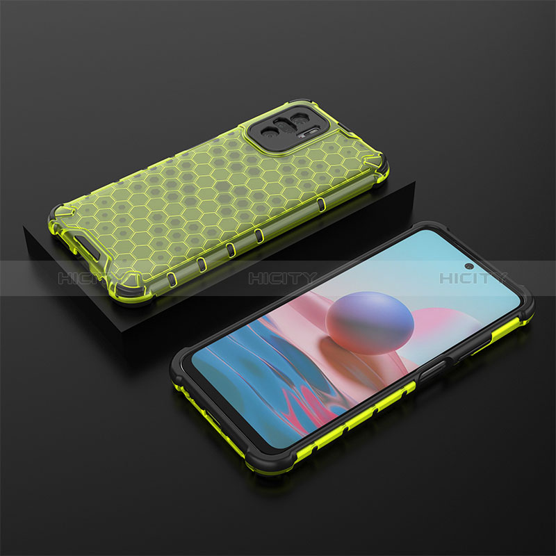 Coque Rebord Contour Silicone et Vitre Transparente Housse Etui 360 Degres AM2 pour Xiaomi Redmi Note 10S 4G Plus