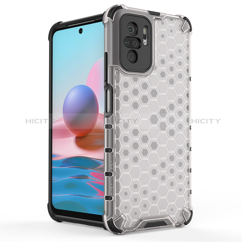 Coque Rebord Contour Silicone et Vitre Transparente Housse Etui 360 Degres AM2 pour Xiaomi Redmi Note 10S 4G Plus