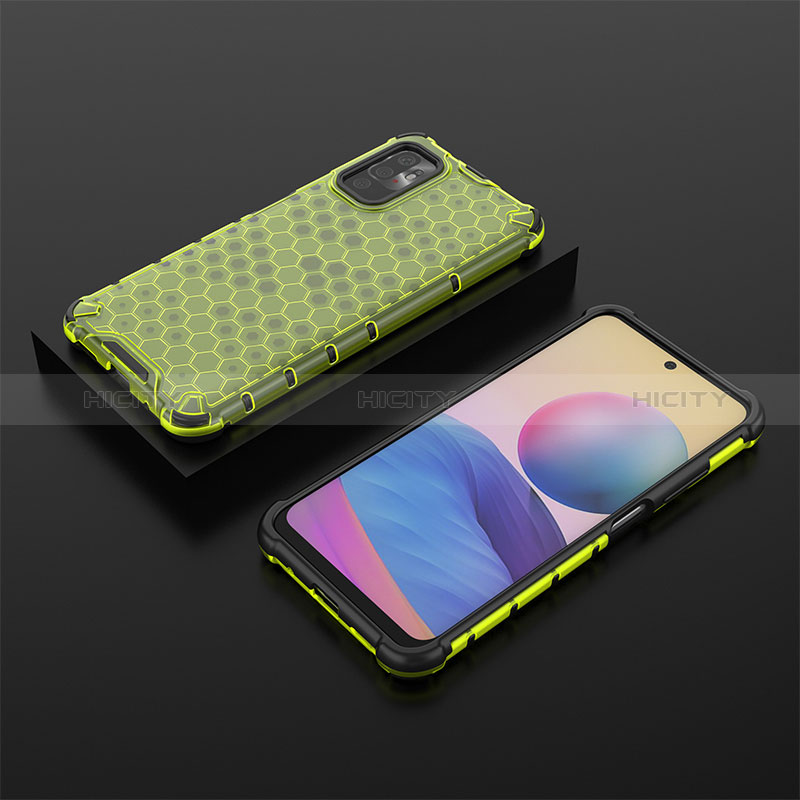 Coque Rebord Contour Silicone et Vitre Transparente Housse Etui 360 Degres AM2 pour Xiaomi Redmi Note 10T 5G Plus