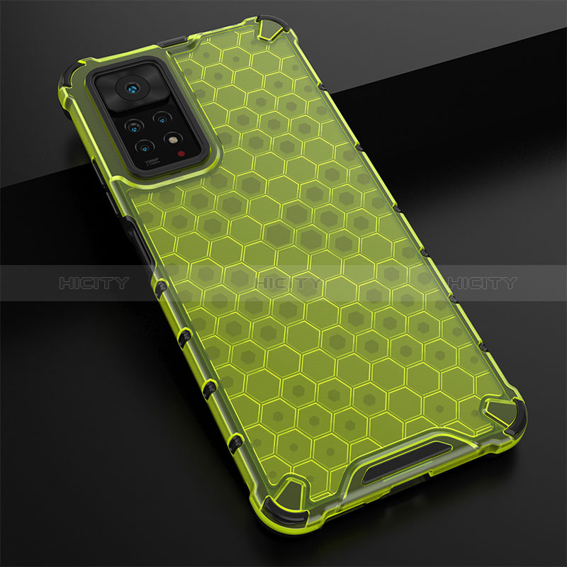 Coque Rebord Contour Silicone et Vitre Transparente Housse Etui 360 Degres AM2 pour Xiaomi Redmi Note 11 Pro 4G Plus