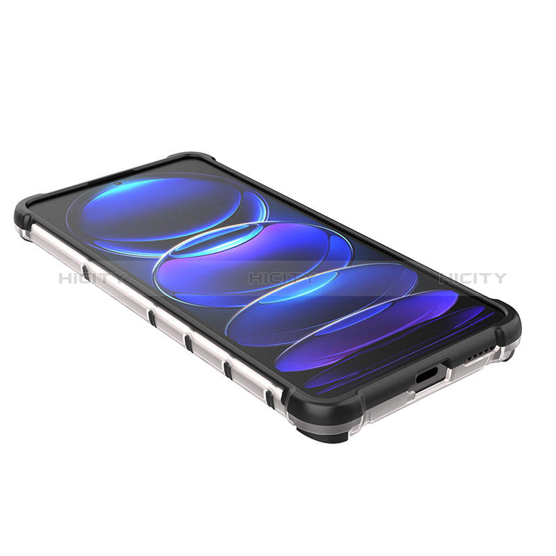 Coque Rebord Contour Silicone et Vitre Transparente Housse Etui 360 Degres AM2 pour Xiaomi Redmi Note 12 Pro+ Plus 5G Plus