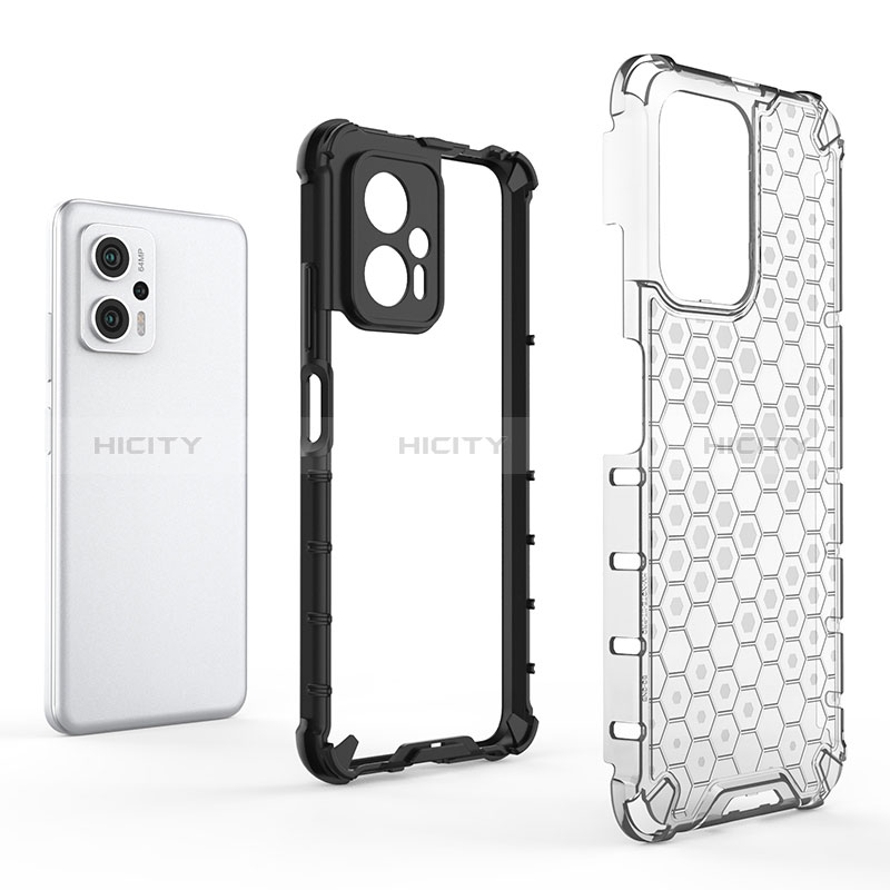 Coque Rebord Contour Silicone et Vitre Transparente Housse Etui 360 Degres AM2 pour Xiaomi Redmi Note 12T Pro 5G Plus