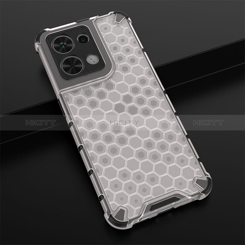 Coque Rebord Contour Silicone et Vitre Transparente Housse Etui 360 Degres AM2 pour Xiaomi Redmi Note 13 5G Blanc Plus