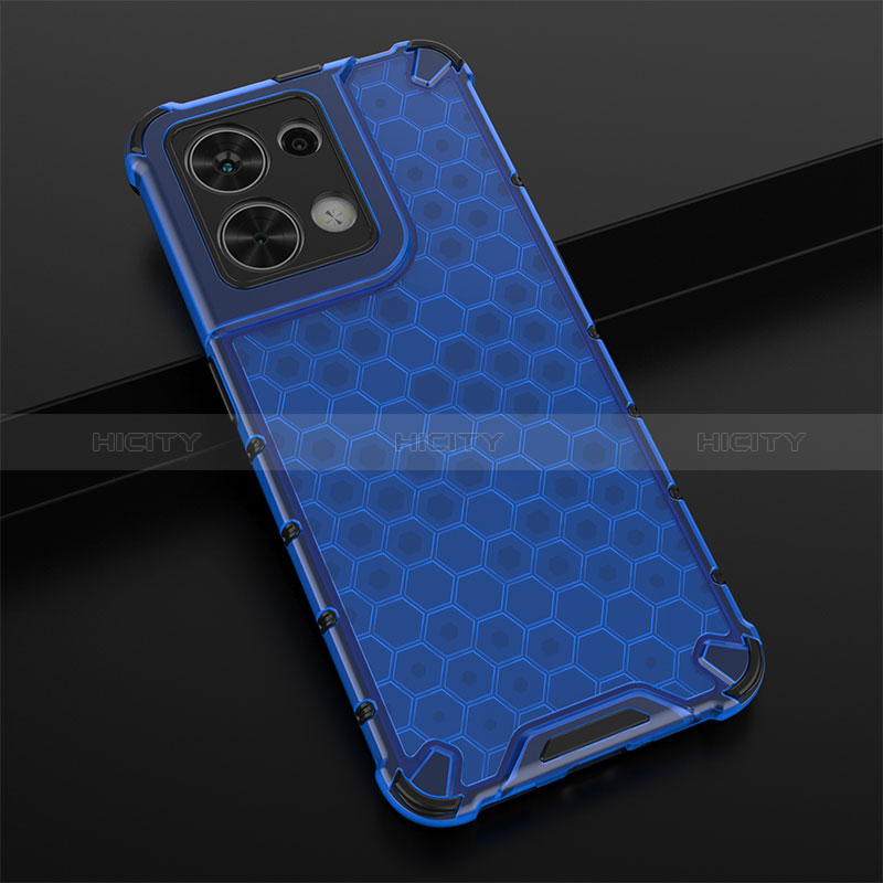 Coque Rebord Contour Silicone et Vitre Transparente Housse Etui 360 Degres AM2 pour Xiaomi Redmi Note 13 5G Bleu Plus