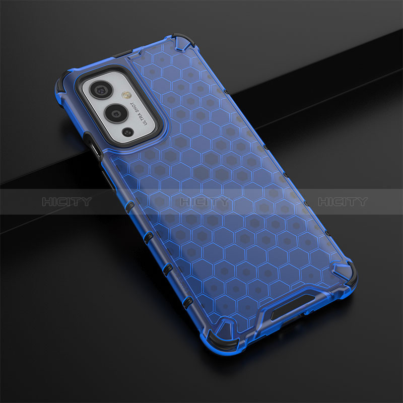 Coque Rebord Contour Silicone et Vitre Transparente Housse Etui 360 Degres AM3 pour OnePlus 9 5G Plus