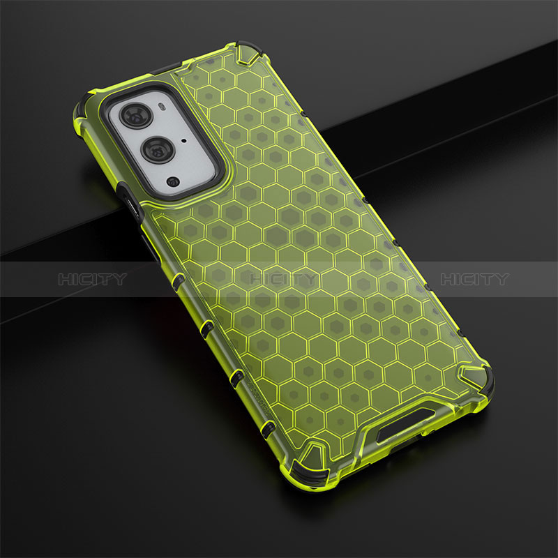 Coque Rebord Contour Silicone et Vitre Transparente Housse Etui 360 Degres AM3 pour OnePlus 9 Pro 5G Plus